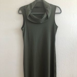 Messini Sleeveless Cow Neck Sweater Dress